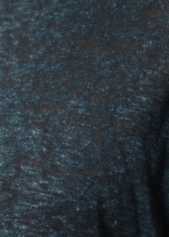 Melange T-Shirt in Navy/Black